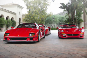 Ferrari F40, Ferrari F50 et Ferrari Enzo