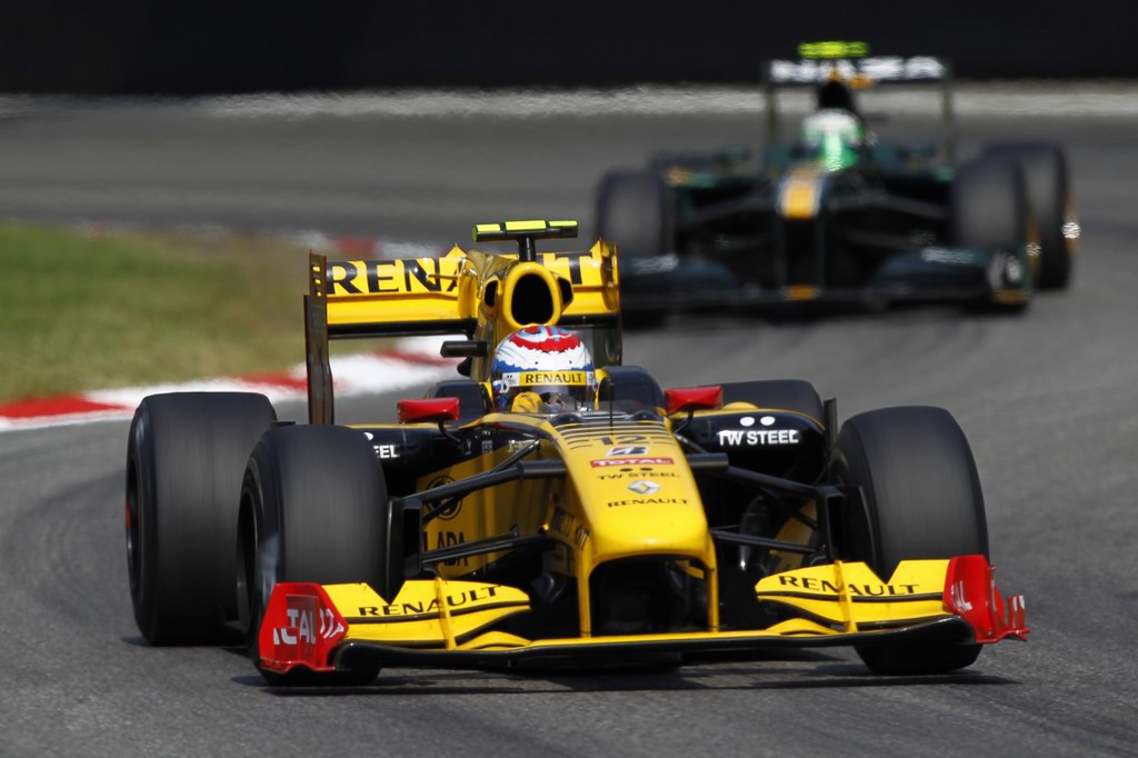 Vitaly Petrov au Grand Prix d'Italie 2010 sur Renault