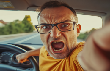 colere au volant